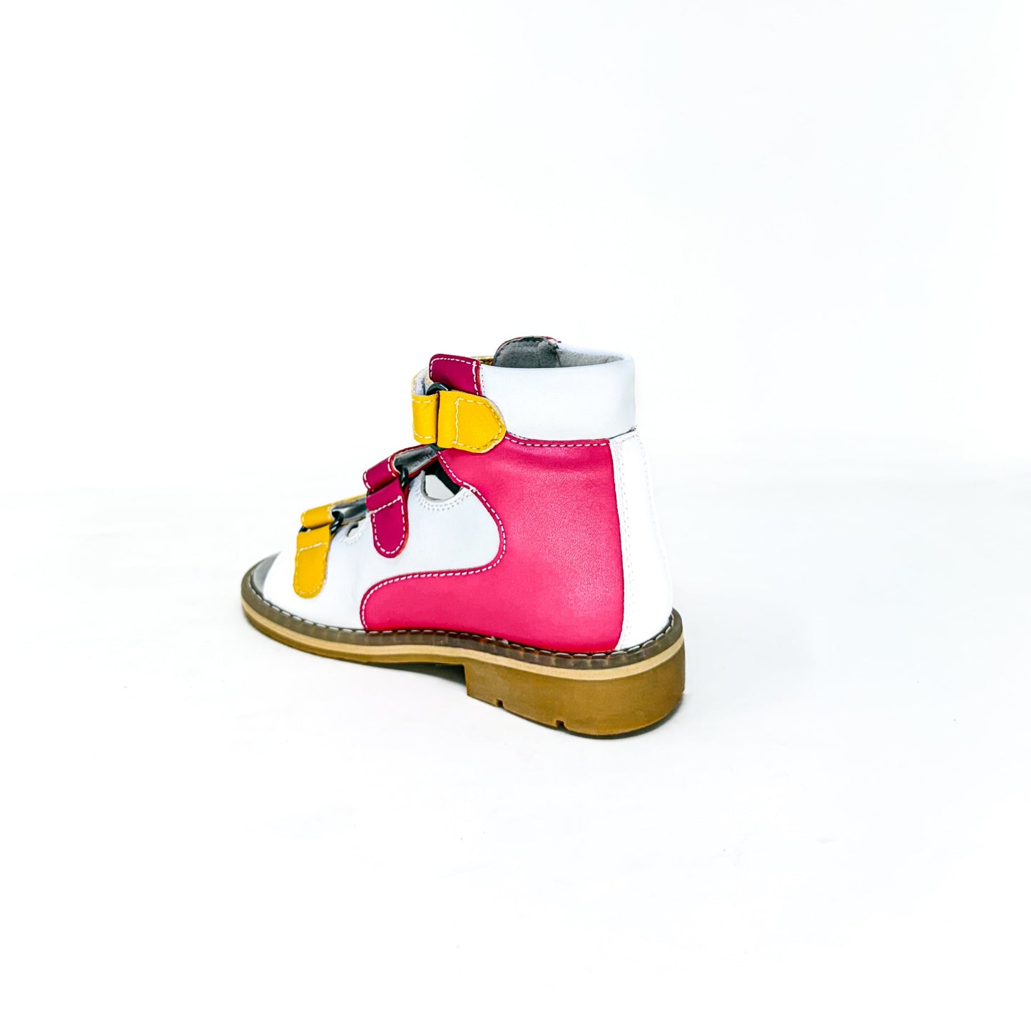Final Sale - Mt. Emey 1368-SL White/Rosy - Children Semi-Orthopedic Stability Footwear