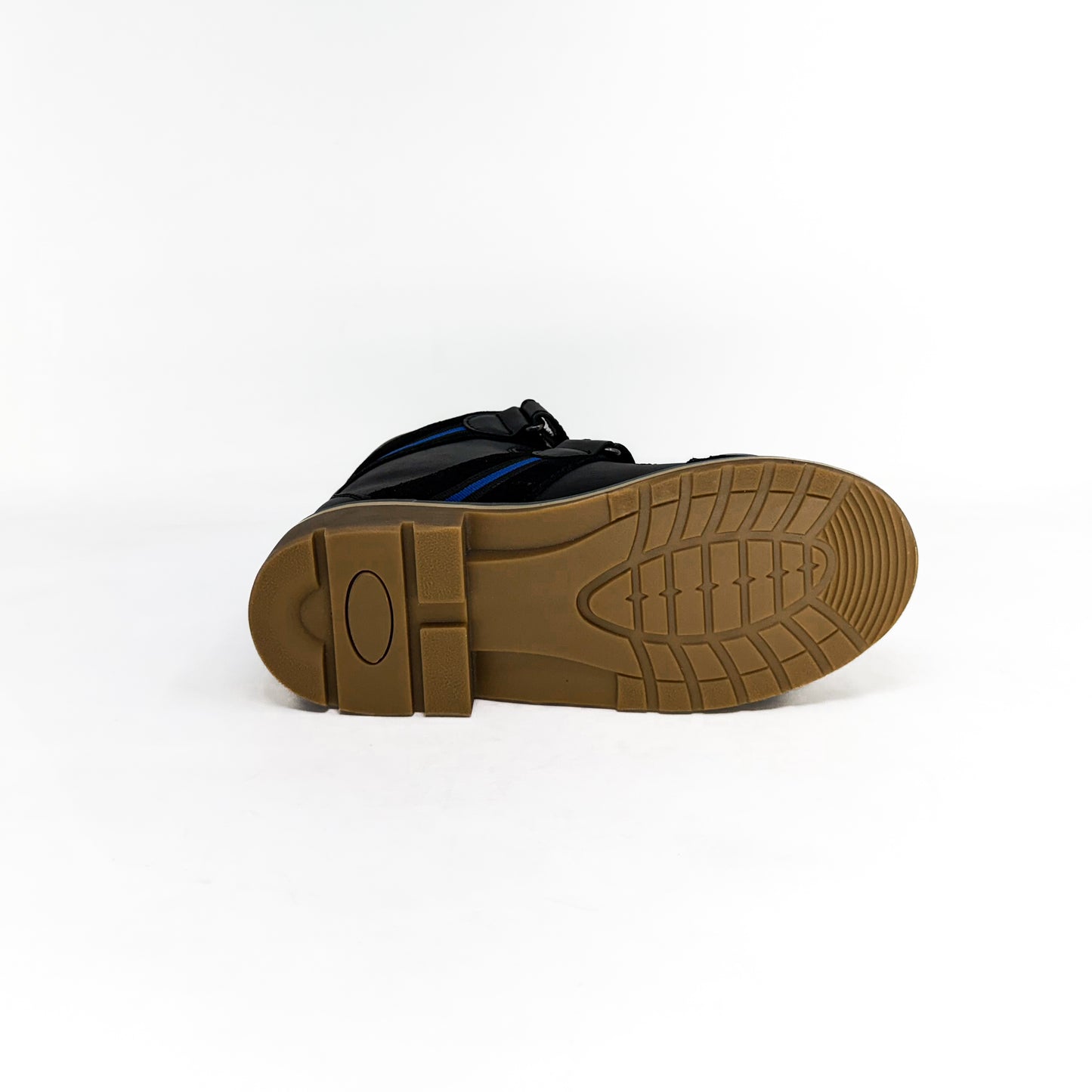 Mt. Emey 2151 Black - Children Oil/Slip Resistant Sneakers with Laces
