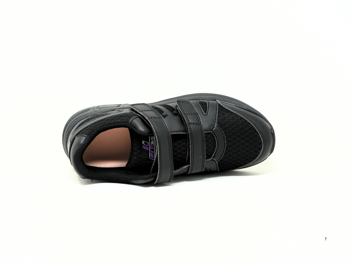 FITec 9331 Black - Lady's Added-Depth Light Mesh Walking Shoe