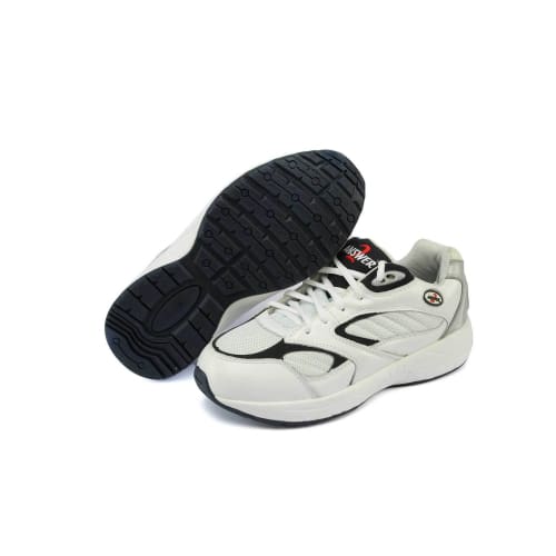 Answer2 554-3 White/navy - Mens Athletic Walking Shoes With Laces - Shoes