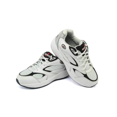 Answer2 554-3 White/navy - Mens Athletic Walking Shoes With Laces - Shoes