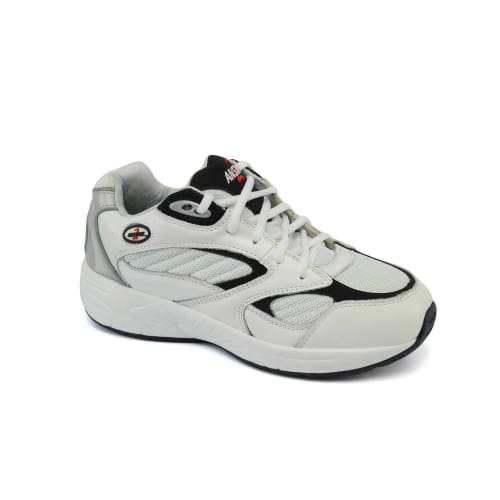 Answer2 554-3 White/navy - Mens Athletic Walking Shoes With Laces - Shoes