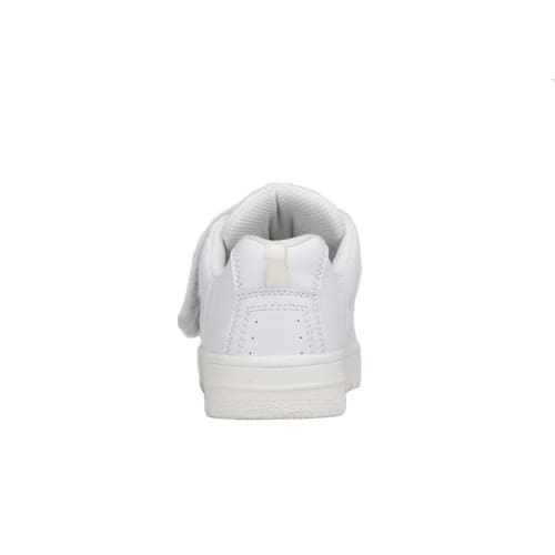 Mt. Emey 2603-V White - Children Straight Last Athletic Shoes With Elastic Laces - Shoes