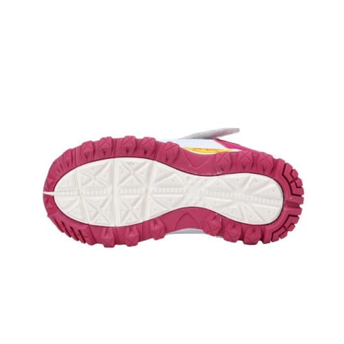 Mt. Emey 3301-5L White/rosy Red - Children Straight Last Athletic Shoes With Elastic Laces - Shoes