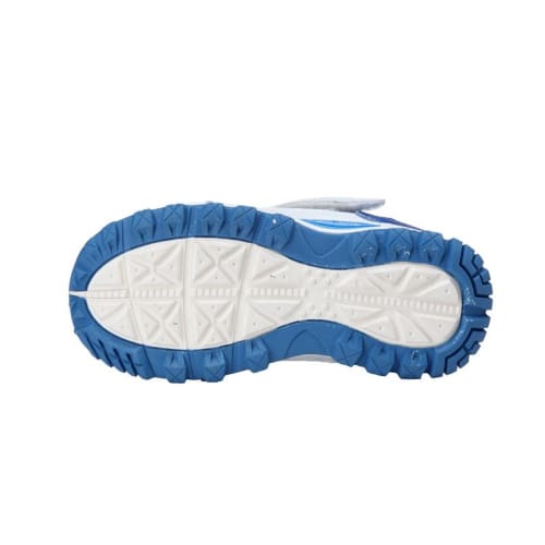 Mt. Emey 3301-6L White/navy Blue - Children Straight Last Athletic Shoes With Elastic Laces - Shoes