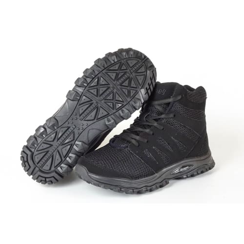 Mt. Emey 9315 Black - Womens Mesh Walking 5 Boots Black Lace - Shoes