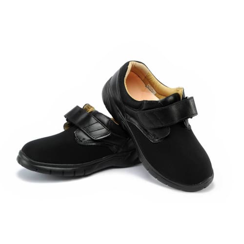 Mt. Emey 9602 Black Lycra - Mens Extra-Depth Casual Shoes - Shoes