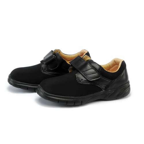 Mt. Emey 9602 Black Lycra - Mens Extra-Depth Casual Shoes - Shoes