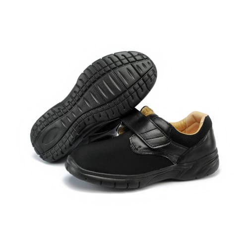 Mt. Emey 9602 Black Lycra - Mens Extra-Depth Casual Shoes - Shoes