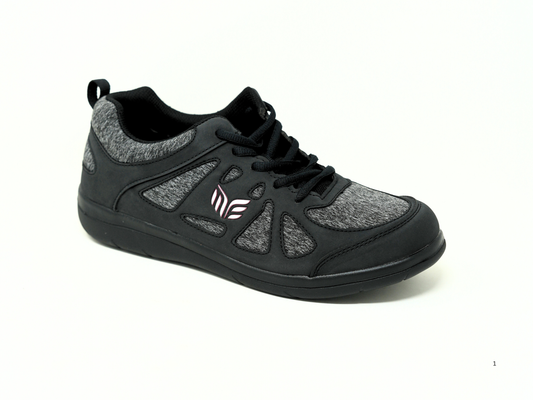 Mt. Emey 9321 Black - Lady's Added-Depth Extreme-Light   Walking Shoes