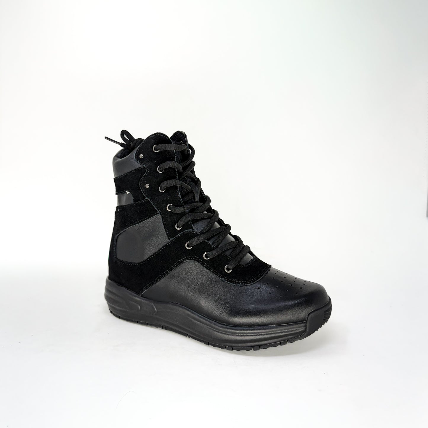 Final Sale - Mt. Emey 2611 Black - Children's Stability Boots with lace