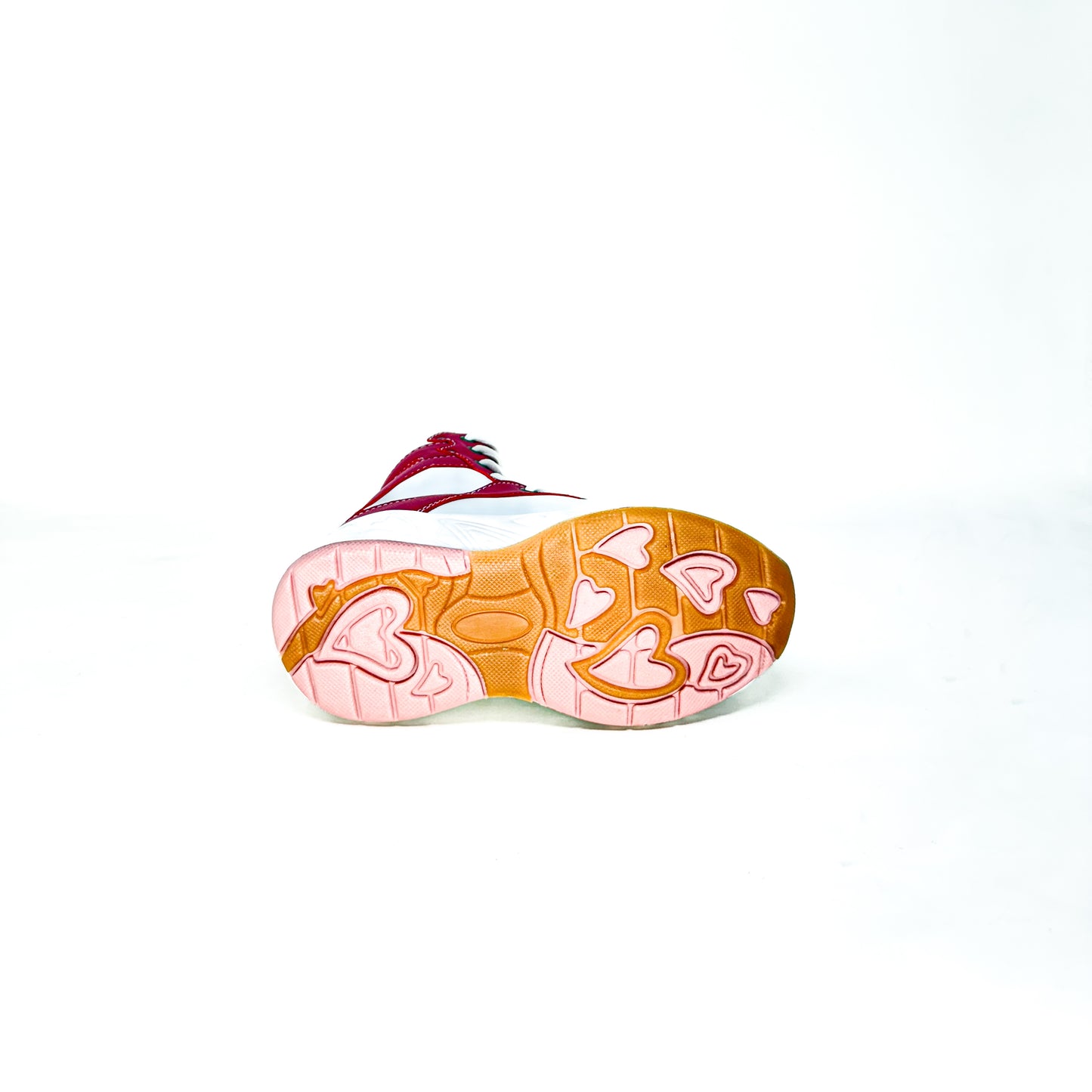 Final Sale - MT. Emey 2613 White/Ruby - Children's Stability Boots with lace