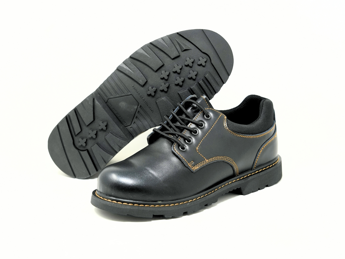 Fitec 6502 Black - Men Oil Resistant Work Shoes