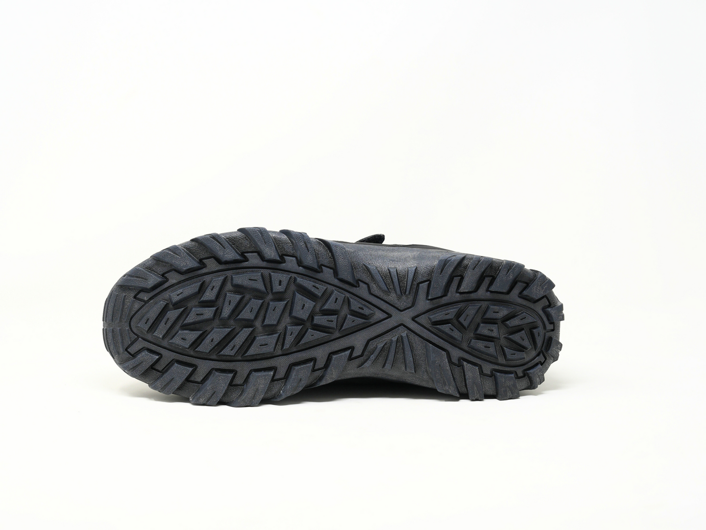 Mt. Emey 9704-V Black - Men Athletic Mesh Hook and Loop Walking Shoes