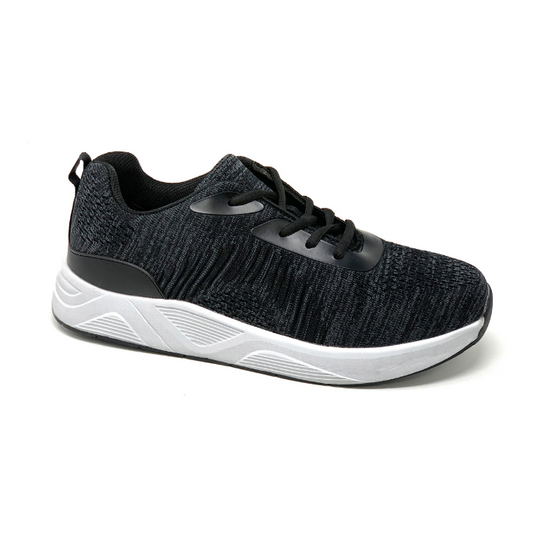 FITec 9709 Grey - Men's Knitted Walking Comfort Shoe