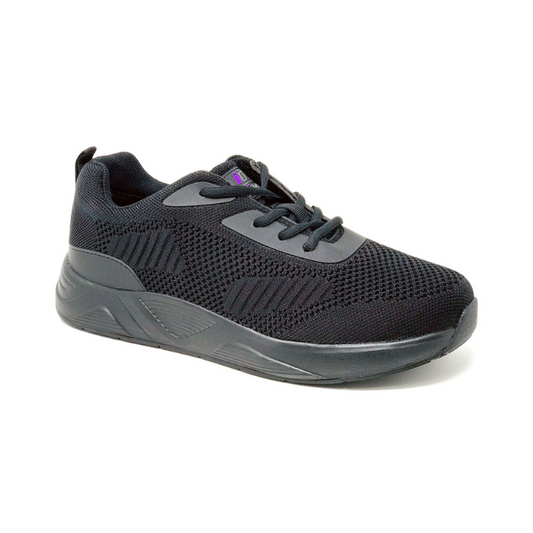 FITec 9710 Black - Men's Knitted Walking Comfort Shoe
