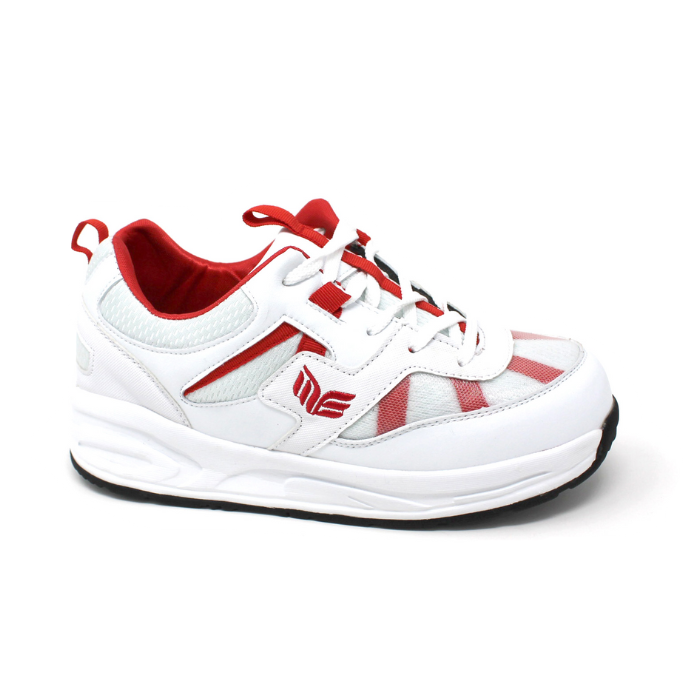 MT. Emey MTN16 Red - Kids Extra Depth Athletic Walking Shoes with Laces