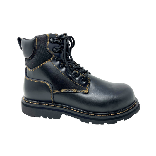 Fitec 6507 Black - Men Oil Resistant Work Boots