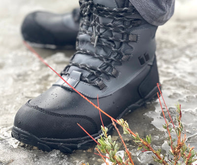 FITec 9707 Black -Men's Extra Depth Winter Boots 200G Insulation Genuine Leather
