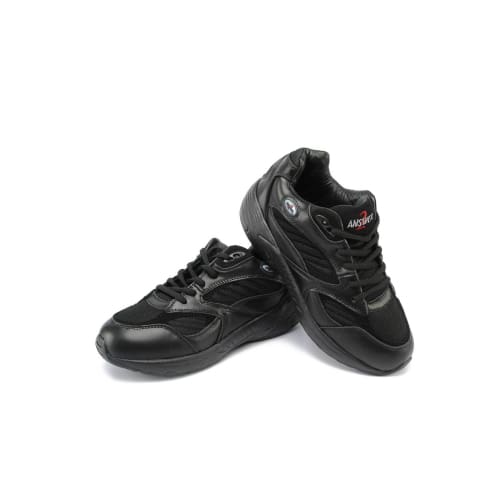 Anwser2 554-1 Black - Mens Athletic Walking Shoes With Laces - Shoes