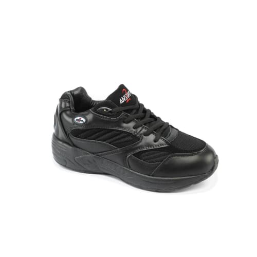 Anwser2 554-1 Black - Mens Athletic Walking Shoes With Laces - Shoes