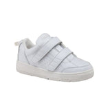 Mt. Emey 2603-V White - Children Straight Last Athletic Shoes With Elastic Laces - Shoes