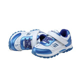 Mt. Emey 3301-6L White/navy Blue - Children Straight Last Athletic Shoes With Elastic Laces - Shoes