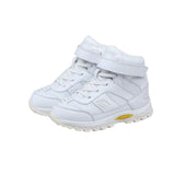 Mt. Emey 3305-3H White - Children Straight Last Athletic Boots With Elastic Laces - Shoes