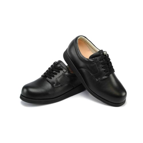 Bignwideshoes Mt. Emey 9501 Black 9E Width Mens Extra Depth Dress Shoes