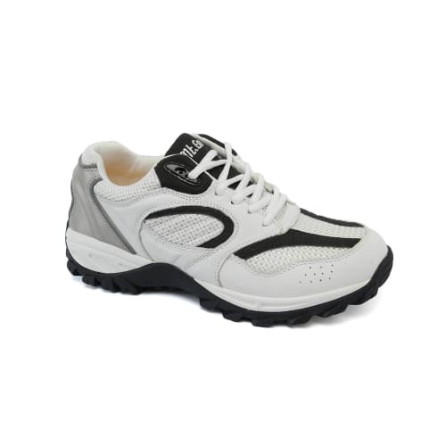 Mt. Emey 9702-3L White - Mens Explorer I Black Athletic Shoe With Laces - Shoes